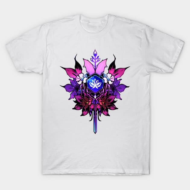 Cyberpunk Flowers T-Shirt by CGI Studios